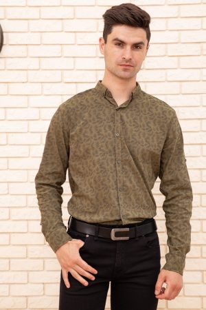 Рубашка 511F015 цвет Хаки
