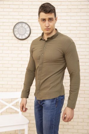 Рубашка 511F004 цвет Хаки 2