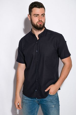 Рубашка 511F017 цвет Темно-синий