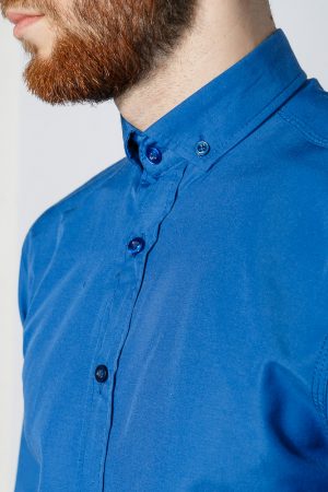 Рубашка №333F007 цвет Лазурный 3