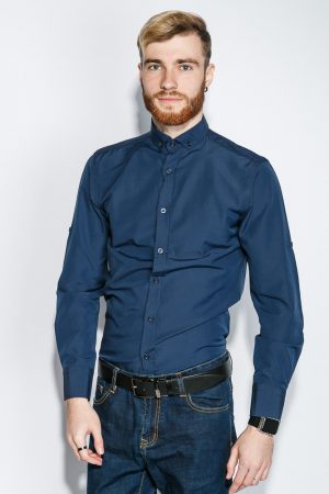 Рубашка №333F007 цвет Синий 1
