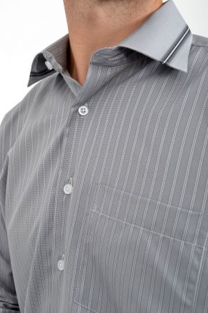 Рубашка 5-9060-10 цвет Серый 3