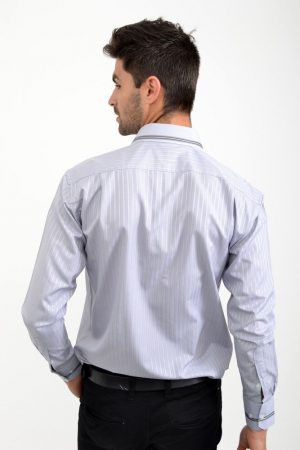 Рубашка 5-9060-14 цвет Серо-голубой 2