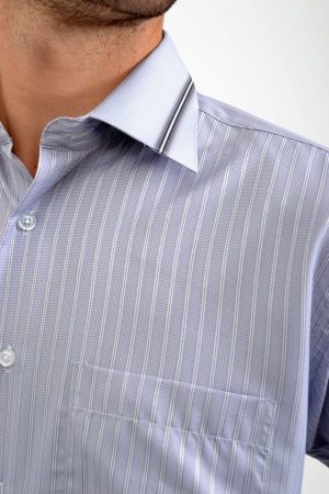 Рубашка 5-9060-14 цвет Серо-голубой 3