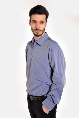 Рубашка 9021-27 цвет Джинс 1