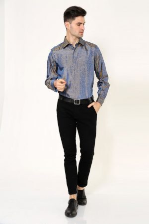 Рубашка Pas 888-1 цвет Серый 1