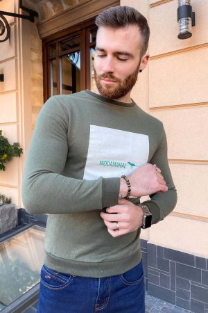 Батник мужской 167R306 цвет Хаки