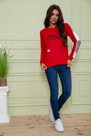 Батник женский 180R568 цвет Красный 1