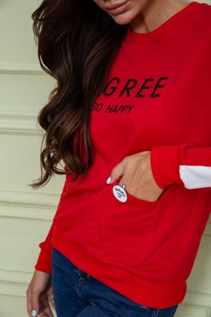 Батник женский 180R571 цвет Красный 4