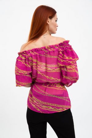 Блуза 117R4030 цвет Фуксия 3