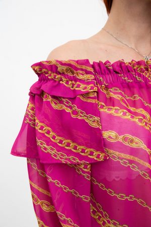 Блуза 117R4030 цвет Фуксия 4