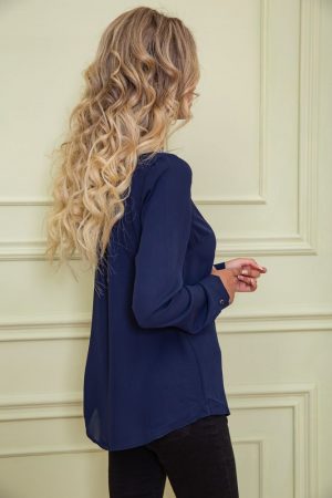Блуза жен.172R135 цвет Темно-синий 3