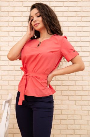 Блуза жен.172R30-1 цвет Алый 2