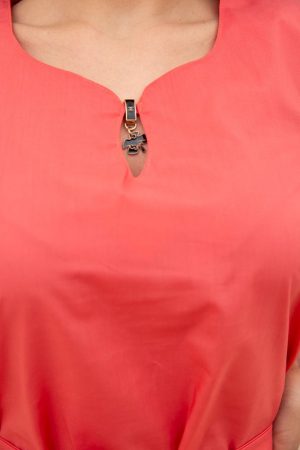 Блуза жен.172R30-1 цвет Алый 4