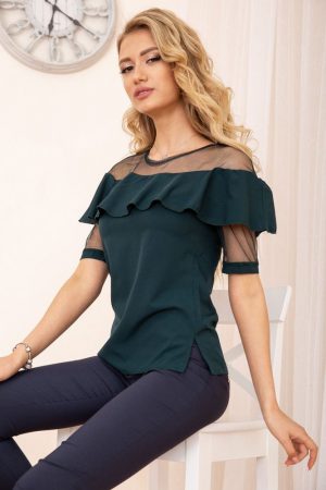Блуза жен.172R46-1 цвет Зеленый 2