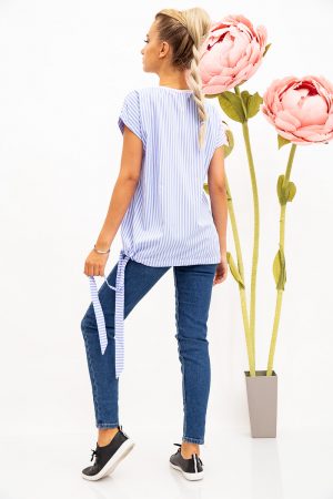 Блуза женская 119R0417 цвет Бело-голубой 2