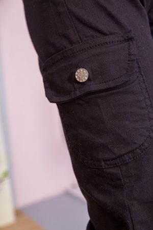 Брюки карго жен. 164R356 цвет Черный 4