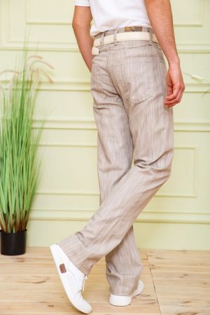 Брюки мужские  167R7049-1 цвет Бежевый 3