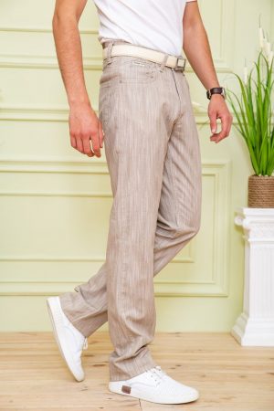 Брюки мужские  167R7049 цвет Бежевый 2