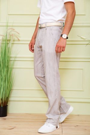 Брюки мужские  167R7050-1 цвет Бежевый 2