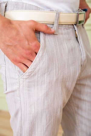 Брюки мужские  167R7050-1 цвет Бежевый 4