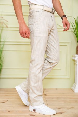 Брюки мужские  167R7054 цвет Бежевый 2