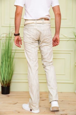 Брюки мужские  167R7054 цвет Бежевый 3