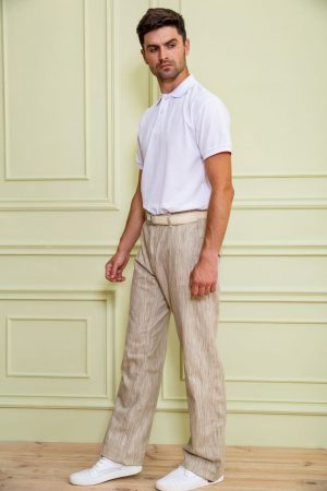 Брюки мужские  167R7055 цвет Бежевый 1