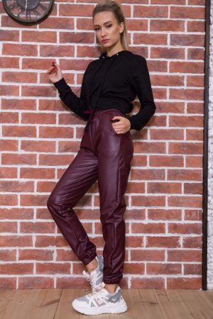 Брюки женские 164R200 цвет Бордовый 2