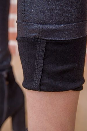 Джеггинсы женские 190R5256 цвет Черный 5