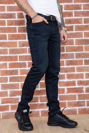 Джинсы мужские 129R1939-5 цвет Темно-синий 2