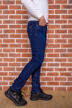 Джинсы мужские 129R2117 цвет Темно-синий 2
