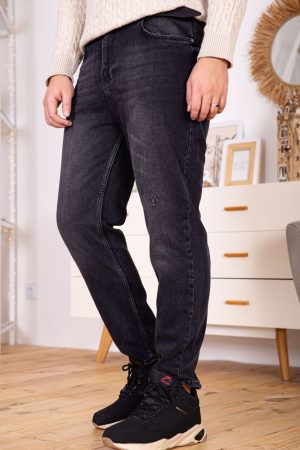 Джинсы мужские 157R3325016 цвет Черный 2
