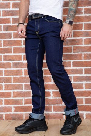 Джинсы мужские 171R001 цвет Темно-синий 2