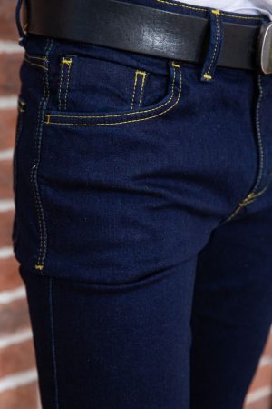 Джинсы мужские 171R001 цвет Темно-синий 4