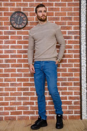 Джинсы мужские 182R1943 цвет Светло-синий 1