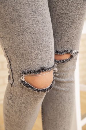 Джинсы жен. 129R3297 цвет Серый 4