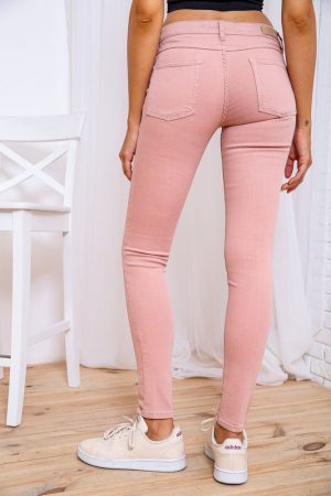 Джинсы женские 117R5002-4 цвет Пудровый 2