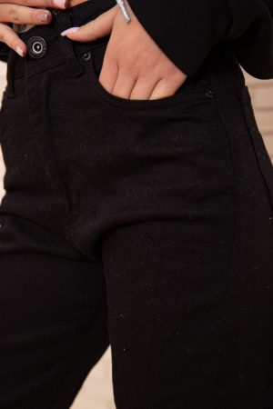 Джинсы женские 123R17398 цвет Черный 4