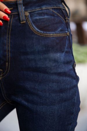 Джинсы женские 129R0856-4 цвет Темно-синий 4