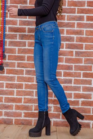 Джинсы женские 129R1941 цвет Голубой 1