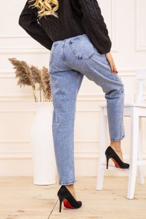 Джинсы женские 129R21-1481 цвет Голубой 3