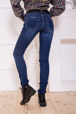 Джинсы женские 129R5075 цвет Синий 3