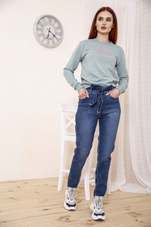 Джинсы женские 129R698 цвет Синий 1
