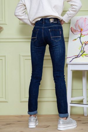 Джинсы женские 129R8065 цвет Синий 4
