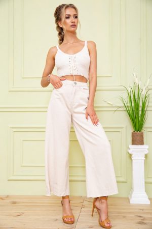 Джинсы женские 164R2090 цвет Бежевый 1