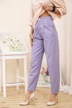 Джинсы женские 164R3375 цвет Сиреневый 2