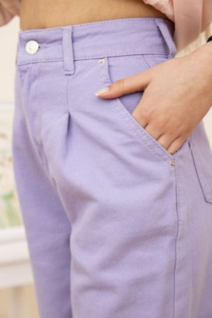 Джинсы женские 164R3375 цвет Сиреневый 4