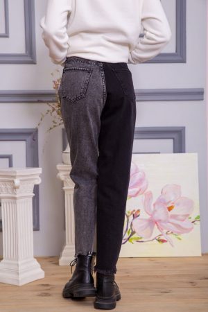 Джинсы женские 164R407 цвет Серо-черный 3