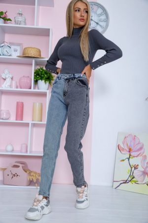 Джинсы женские 164R5085 цвет Серо-голубой 2